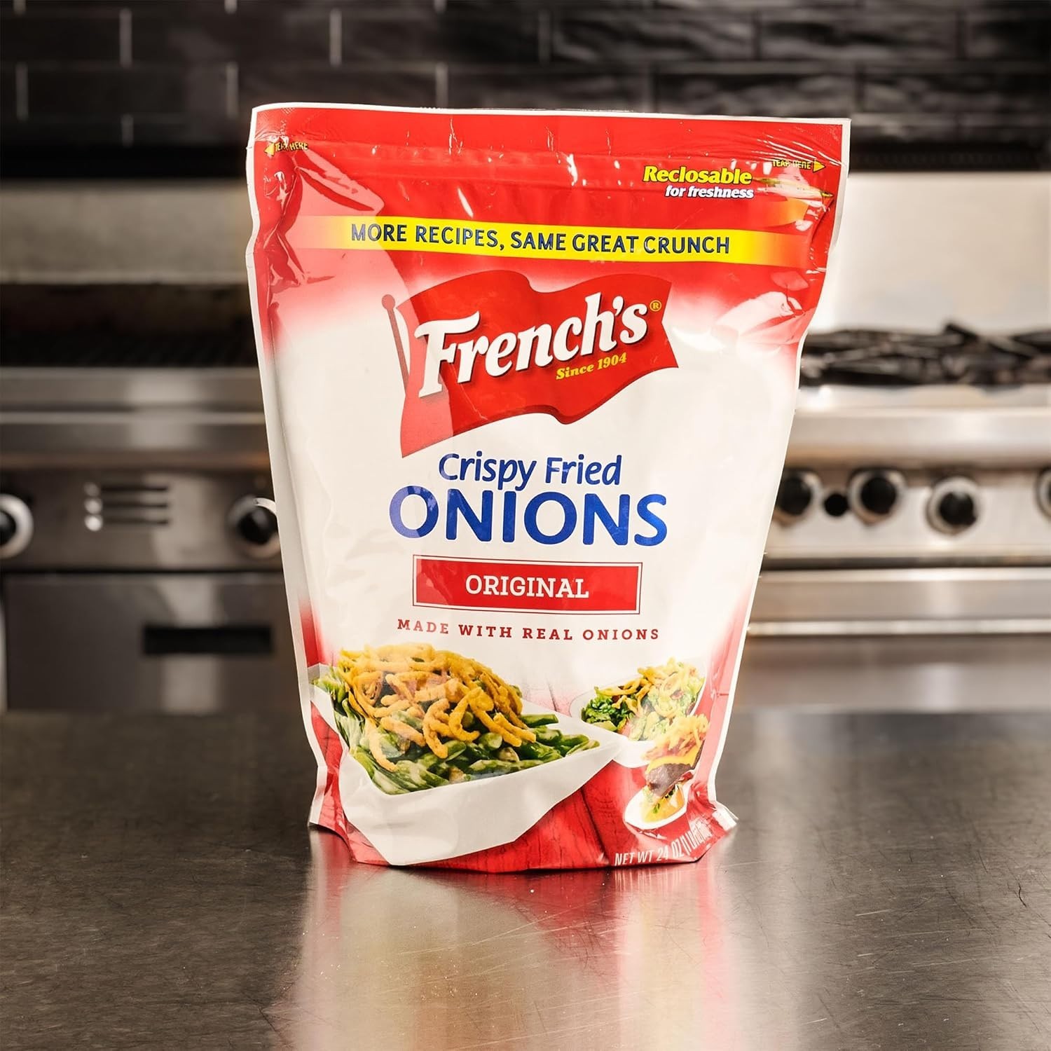 French’s Crispy Onions – 24 oz Bag for Green Bean Casseroles^-