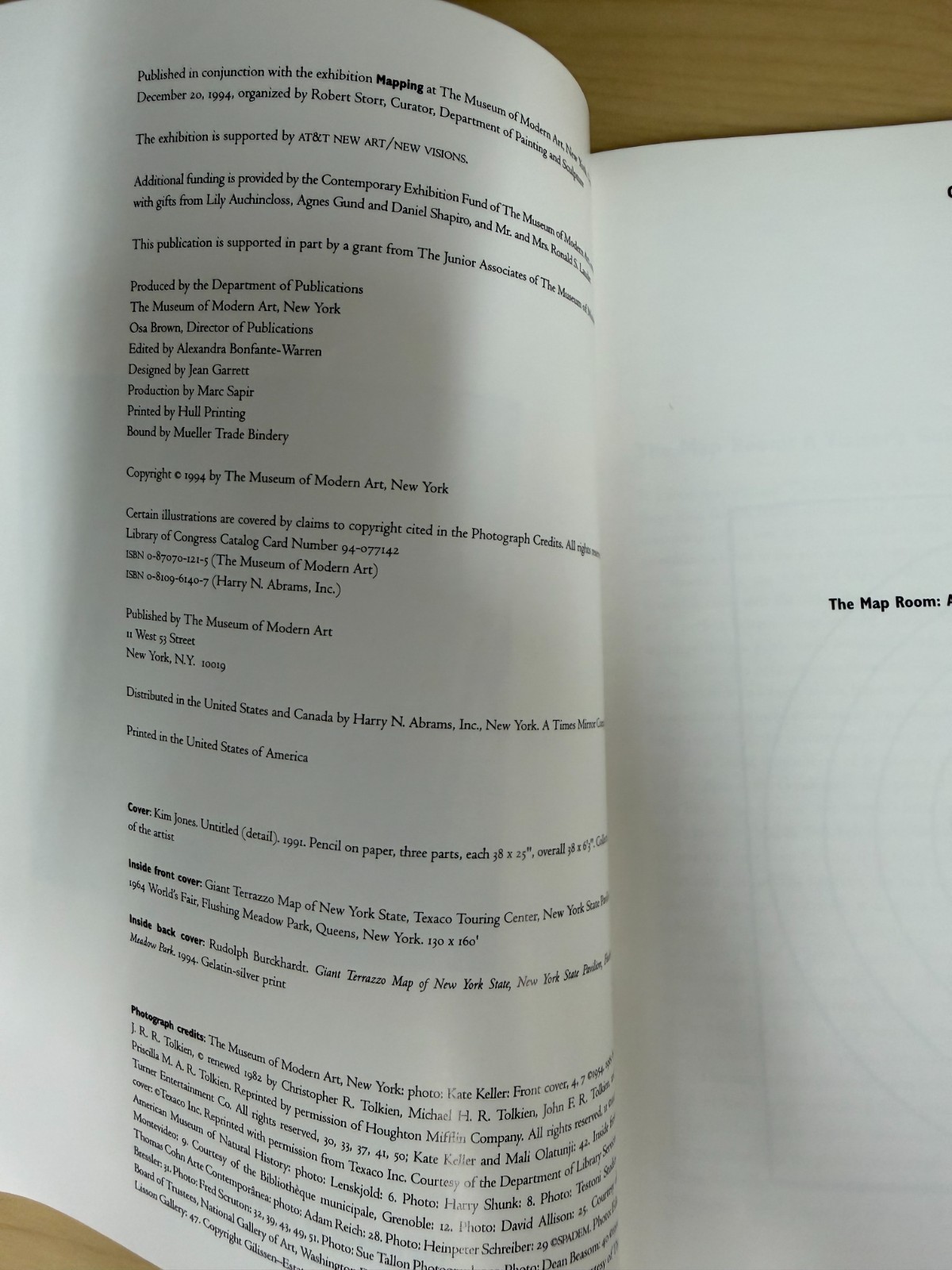 Mapping by ROBERT STORR Museum of Modern Art (MOMA) 1994
