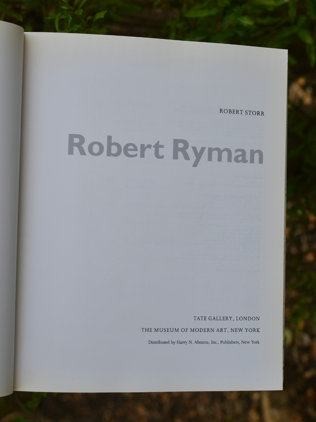 Robert Ryman By Robert Storr Softback: 236 pages   English Tate