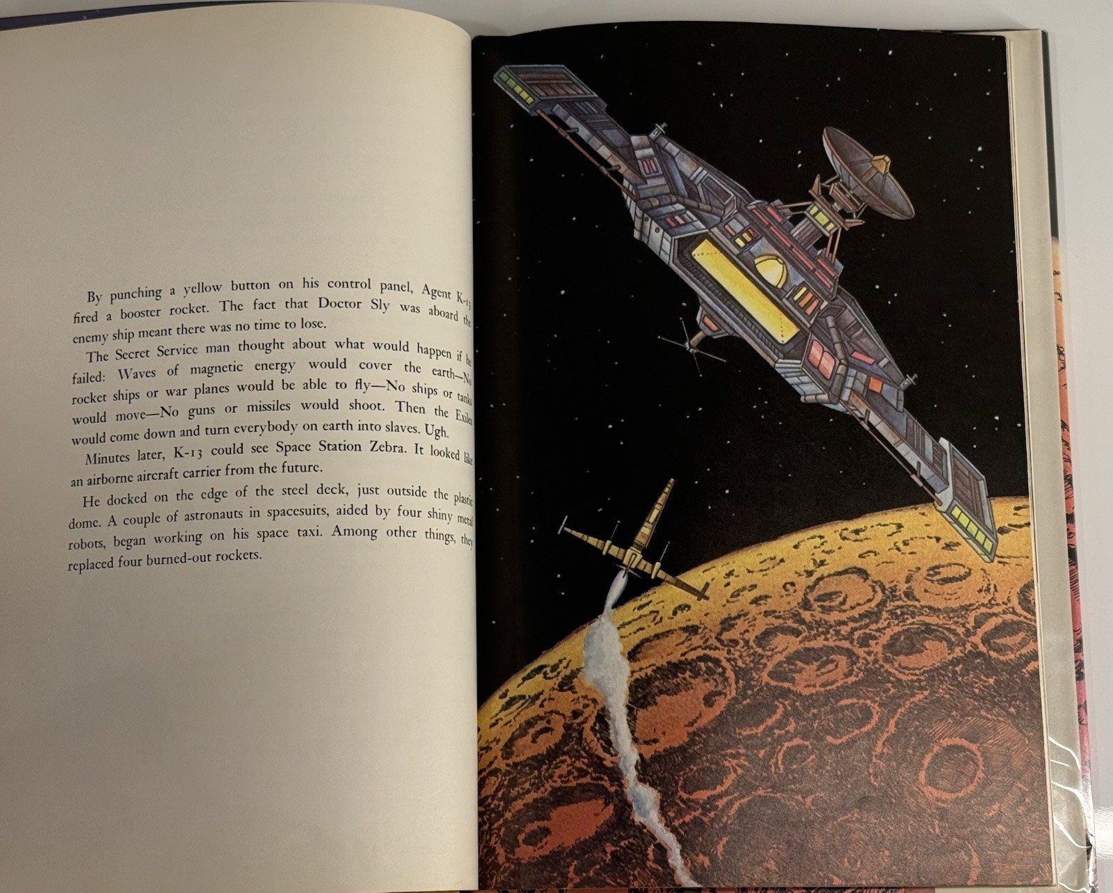 SUPER-SPY K-13 IN OUTER SPACE – Bob Teague Hardcover