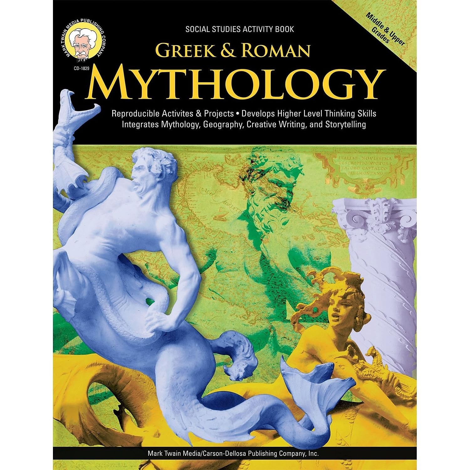 Mark Twain Greek and Roman Mythology Workbook, History and Geography for Kid…