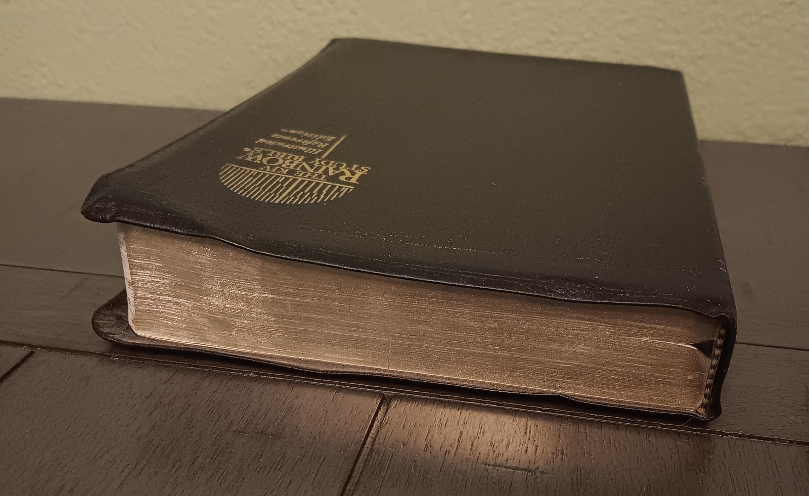 The Rainbow Study Bible Bold Line Color-Coded Edition KJV Leather Bound 1998