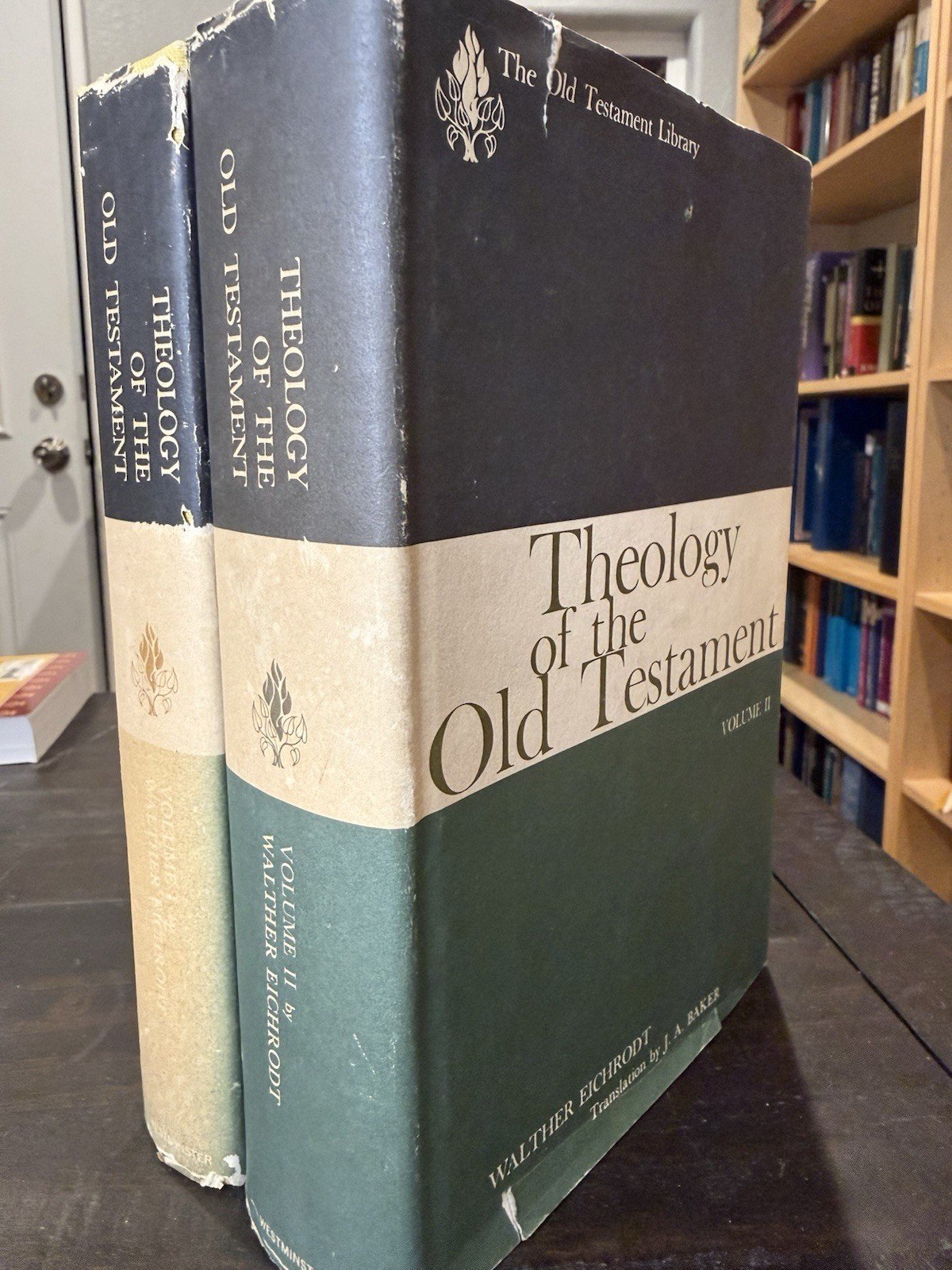 2 Vol Set Theology of the Old Testament Eichrodt Westminster Press HBDJ