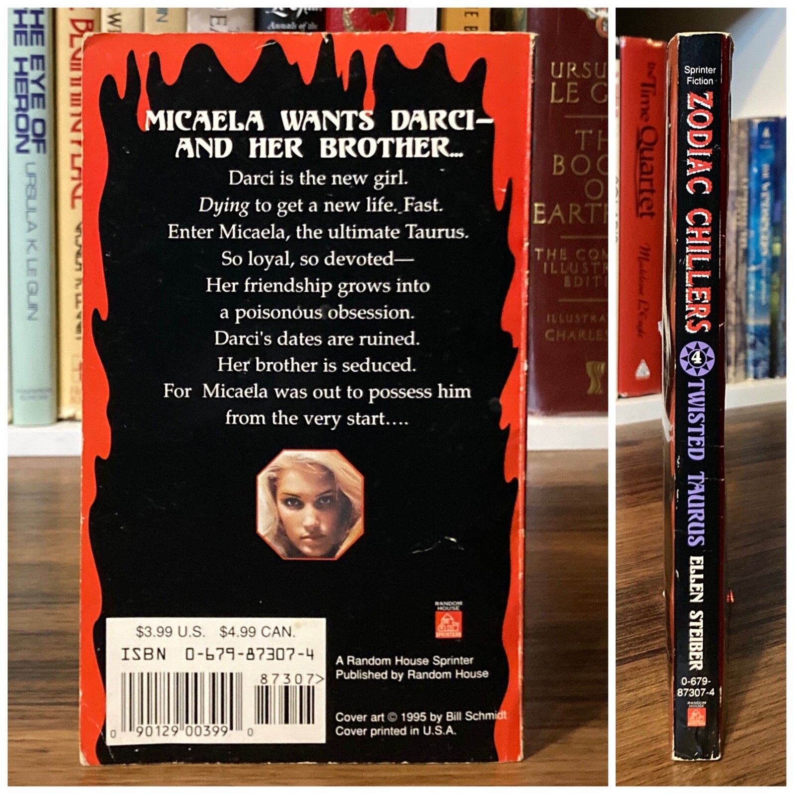 Zodiac Chillers : Twisted Taurus – Ellen Steiber (1st edition) Sprinter, 1995