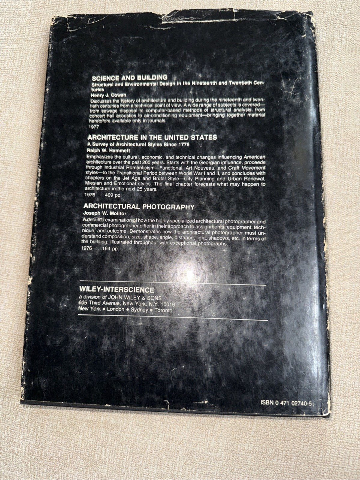 THE MASTERBUILDERS Henry J. Cowan 1977 HCDJ John Wiley Structural Enviro Design