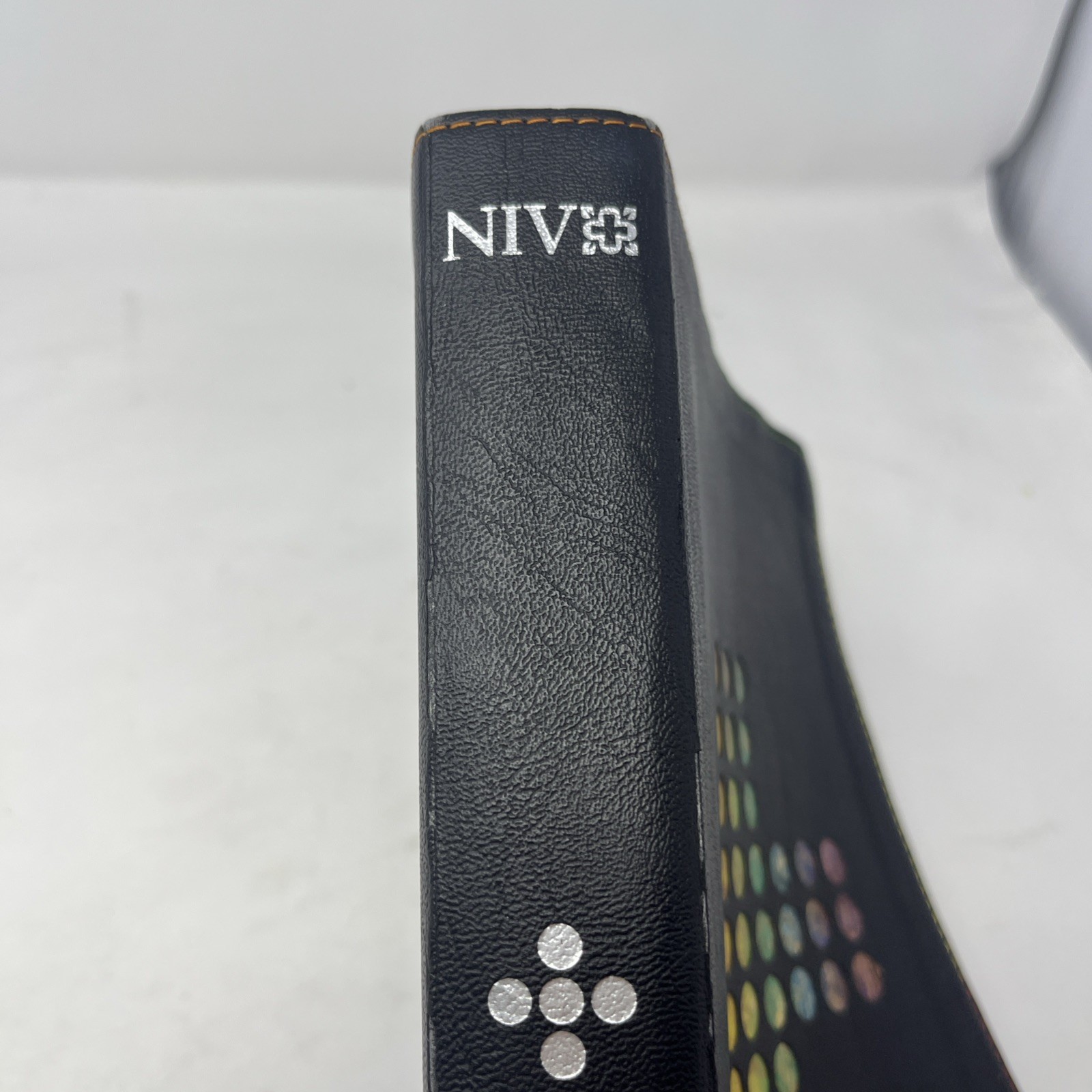 Holman Rainbow Study Bible NIV Edition: LeatherTouch Pierced Cross 2015