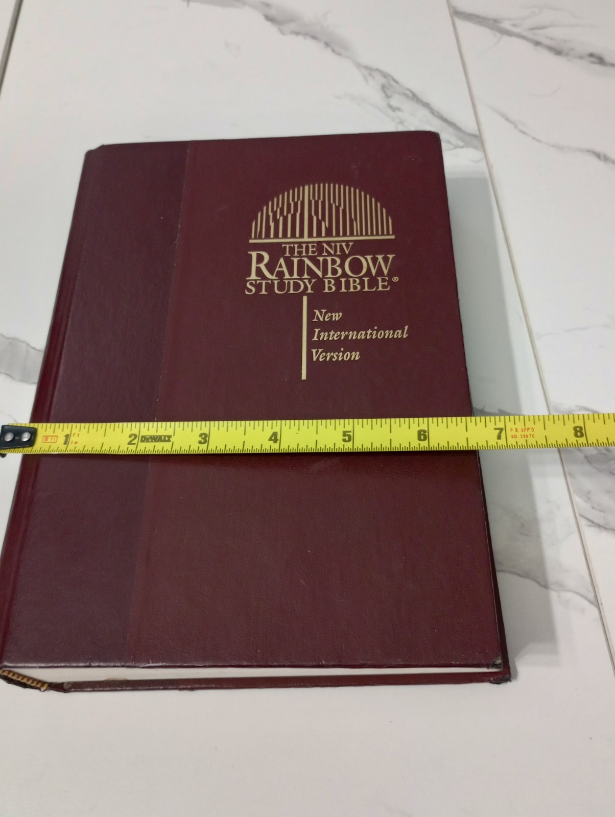Rainbow Study Bible, NIV, 1996 Color Coded Bold Line Edition, Hardcover