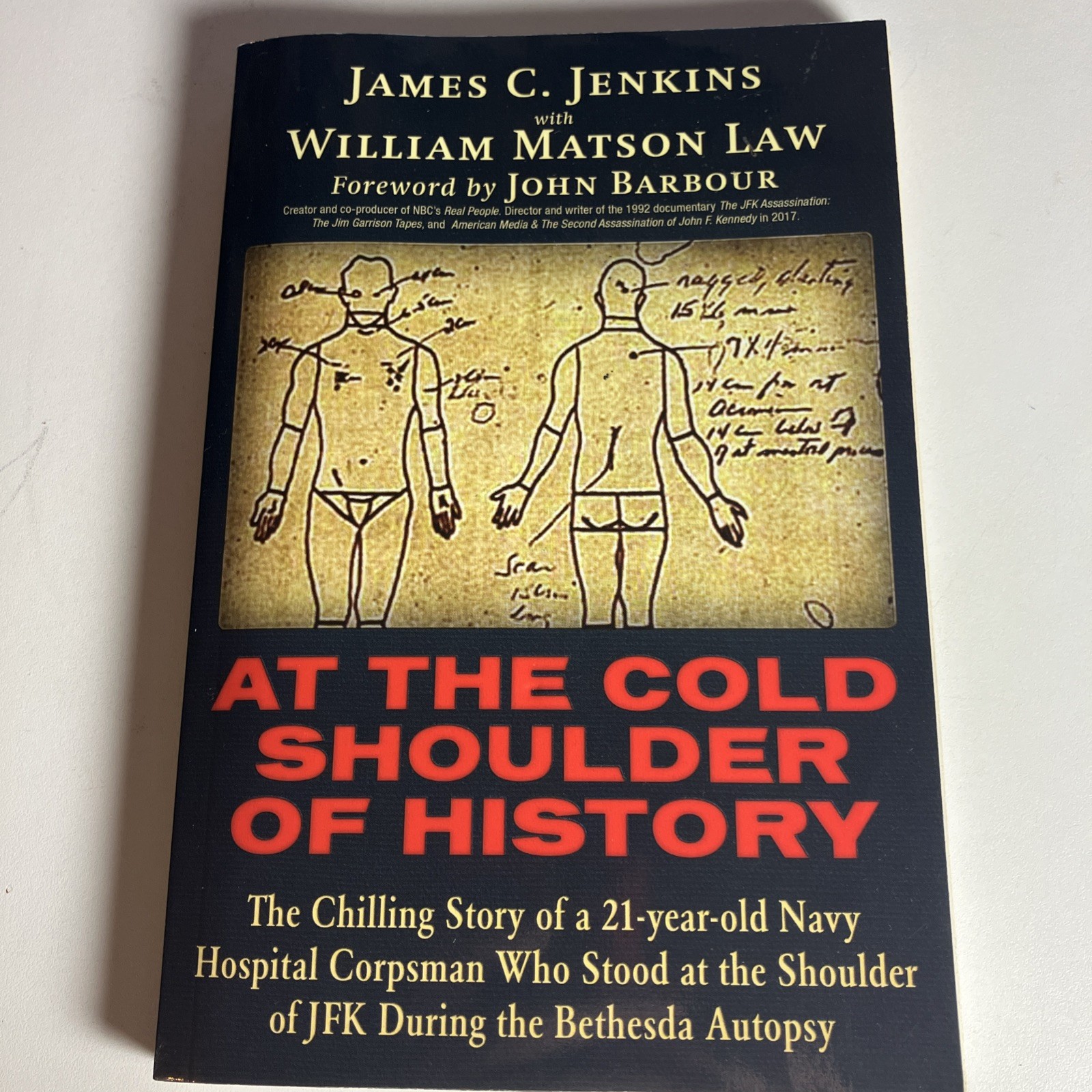 At the Cold Shoulder of History JFK Bethesda Autopsy James Jenkins 1st Ed 2018