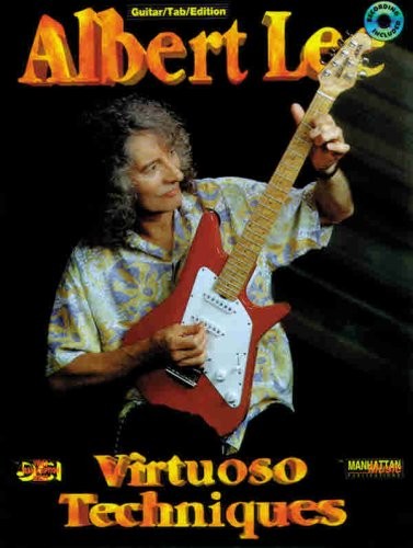 VIRTUOSO TECHNIQUES: GUITAR TAB (BOOK & ) (MANHATTAN MUSIC By Albert Lee *VG+*