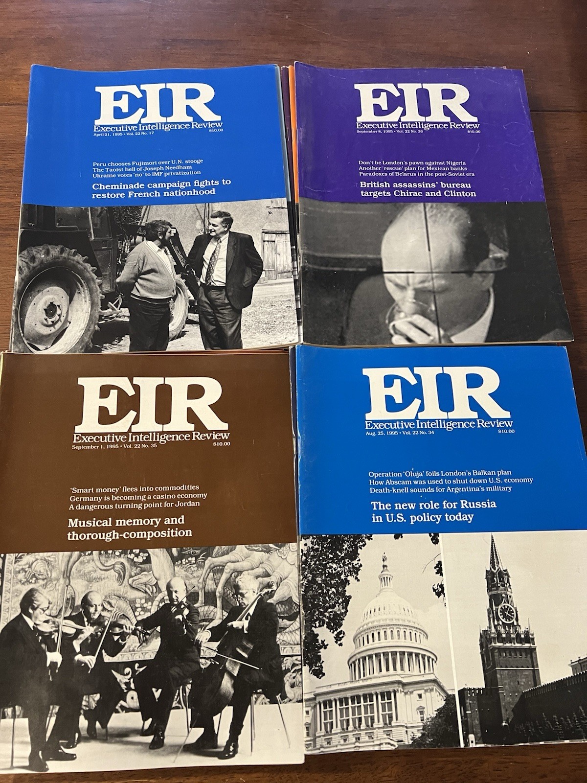 EIR Executive Intelligence Review 51 Issues 1995