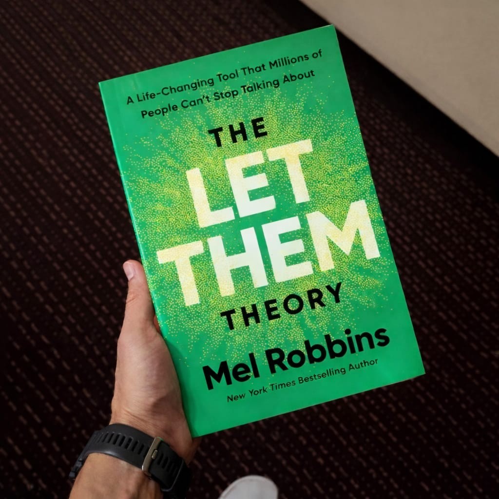 The Let Them Theory by Mel Robbins Paperback Self Help Personal Growth Book