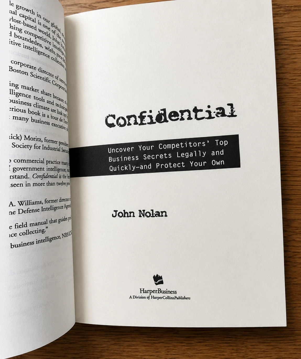 CONFIDENTIAL WRITTEN BY JOHN NOLAN BRAND NEW PAPERBACK FREE SHIPPING..