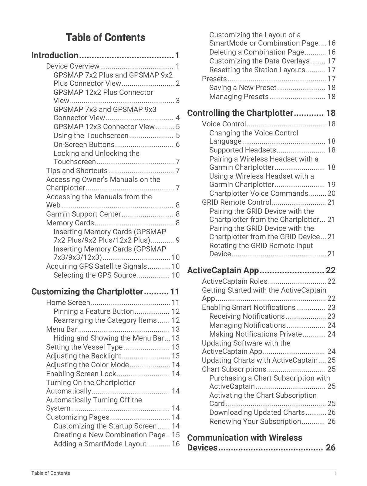 Garmin GPSMAP 12×3 9×3 7×3 / 12×2 9×2 7×2 PLUS Owners Manual Instructions