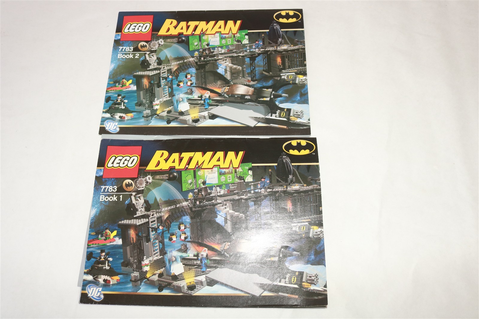 LEGO – Batman Bat Cave Penguin – Instruction Manual Only #7783 (Parts 1 & 2)