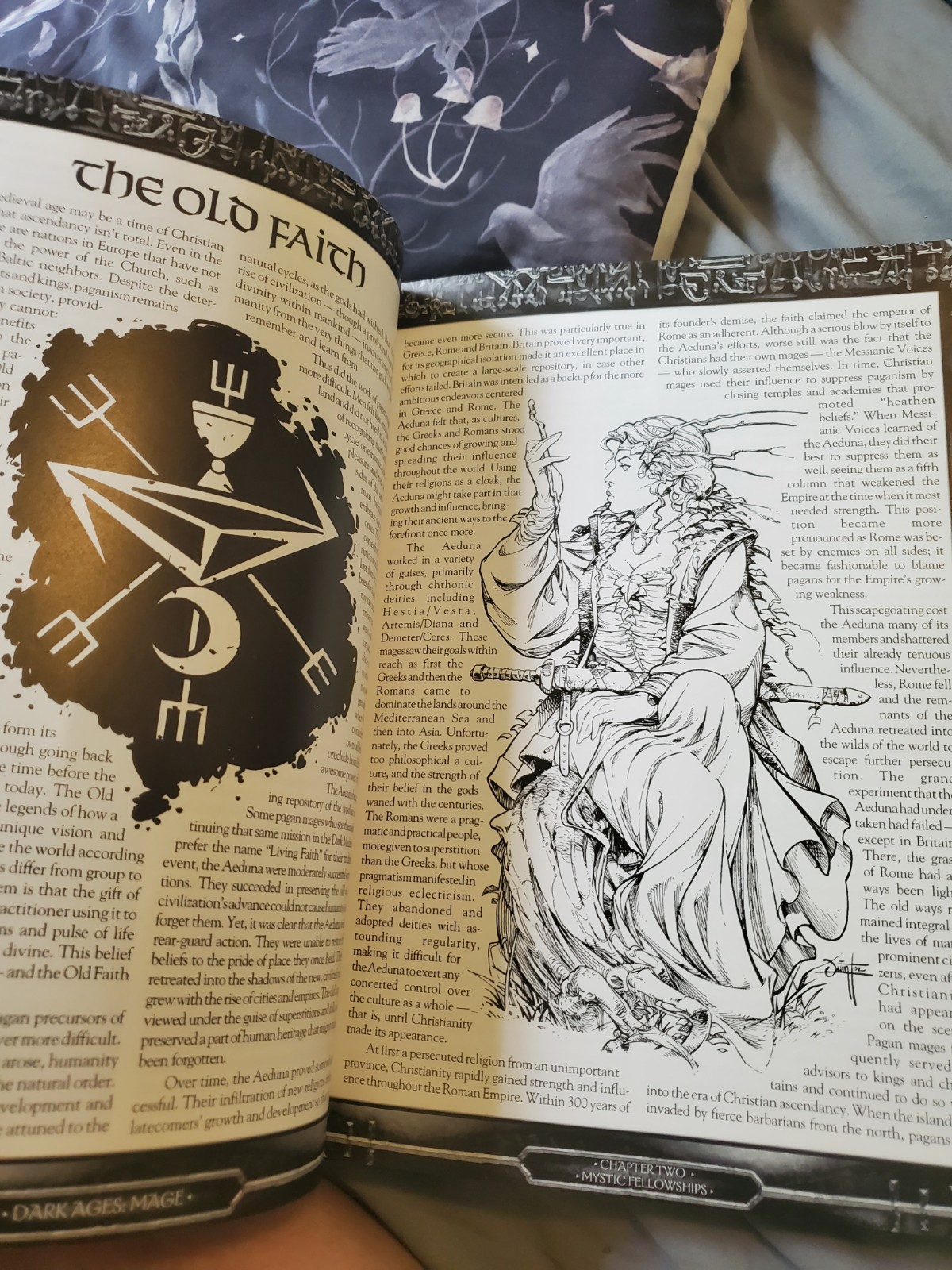 Dark Ages Mage FIRST PRINTING HARDCOVER VG INC 2 FREE DVDS!