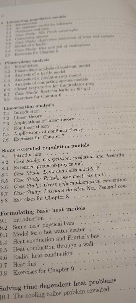 MATHEMATICAL MODELLING WITH CASE STUDIES using maple & matlab book CRC press