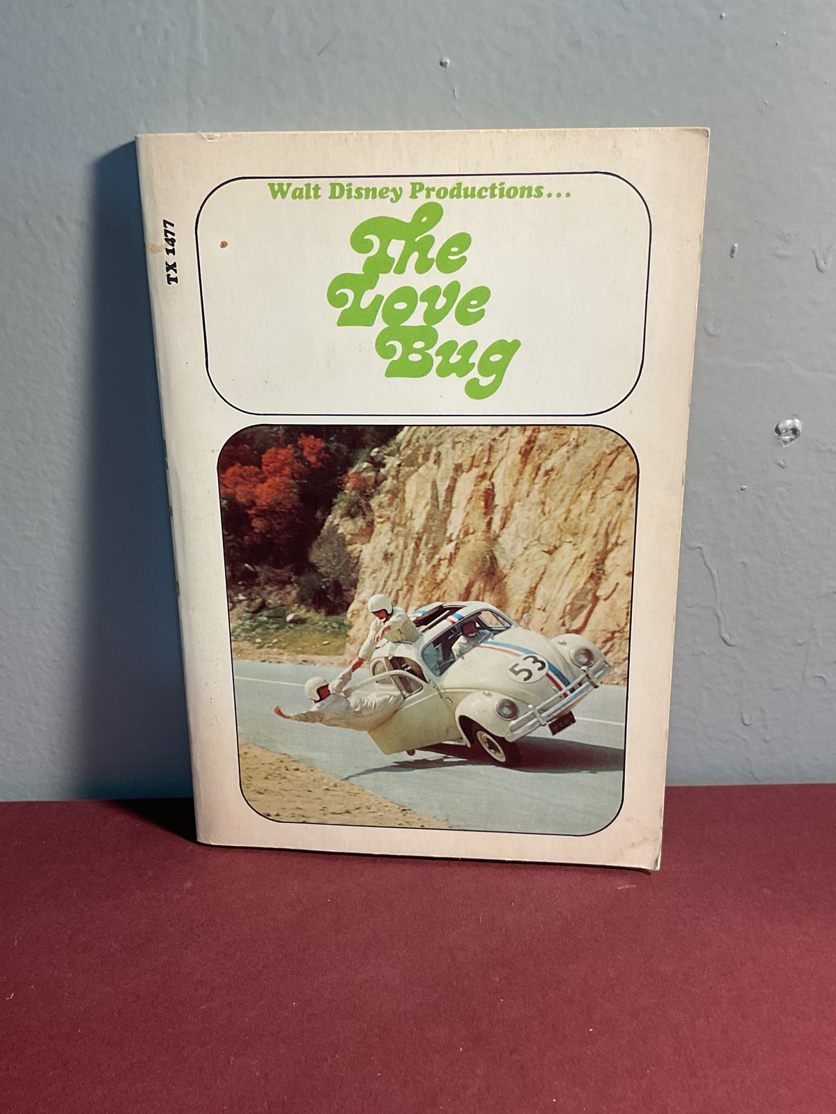 Vintage 1973 The Love Bug Walt Disney Productions Scholastic Paperback Book
