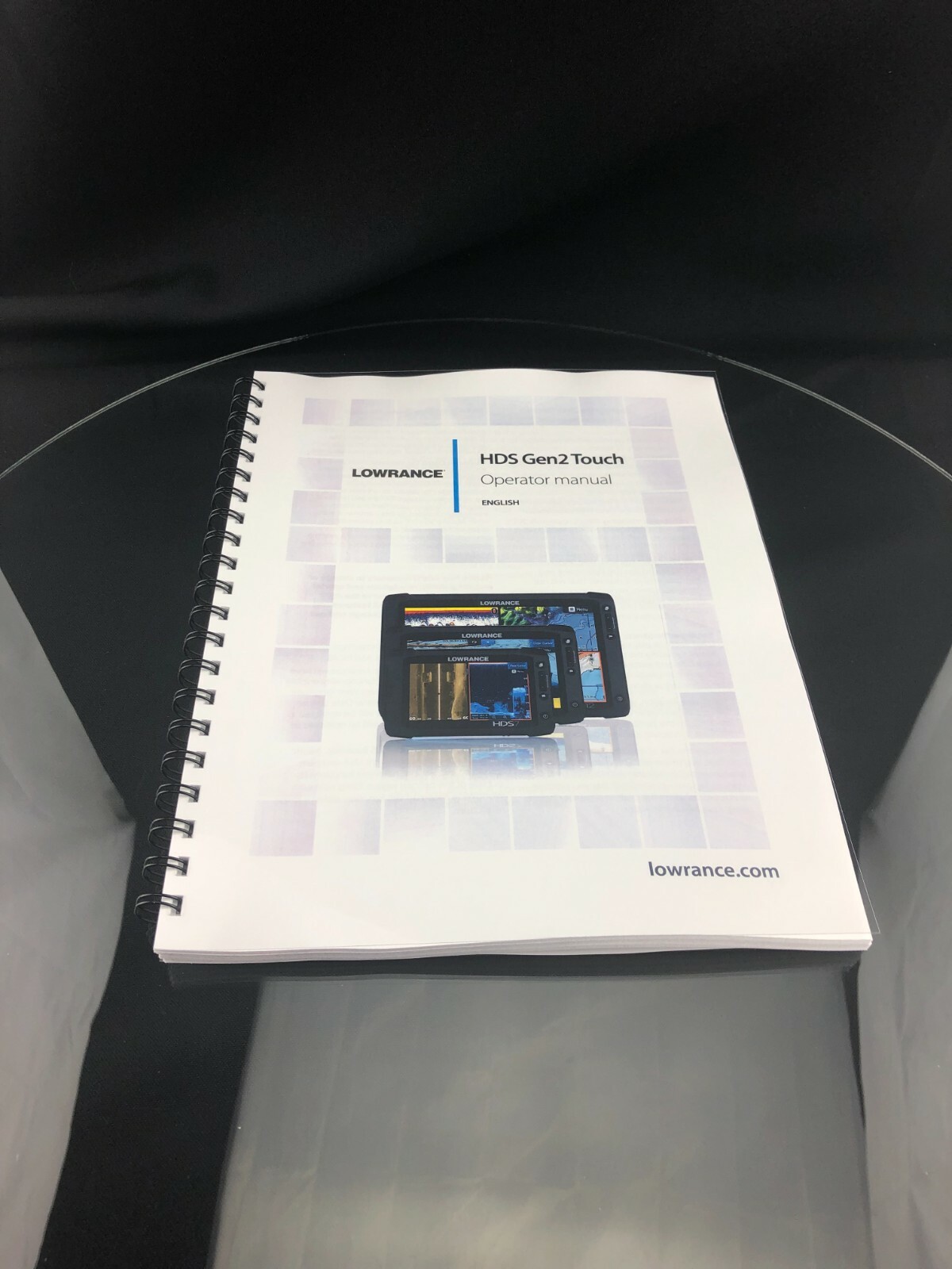 Lowrance HDS Gen 2 Touch Operator Manual User Guide Instructions COIL BOUND