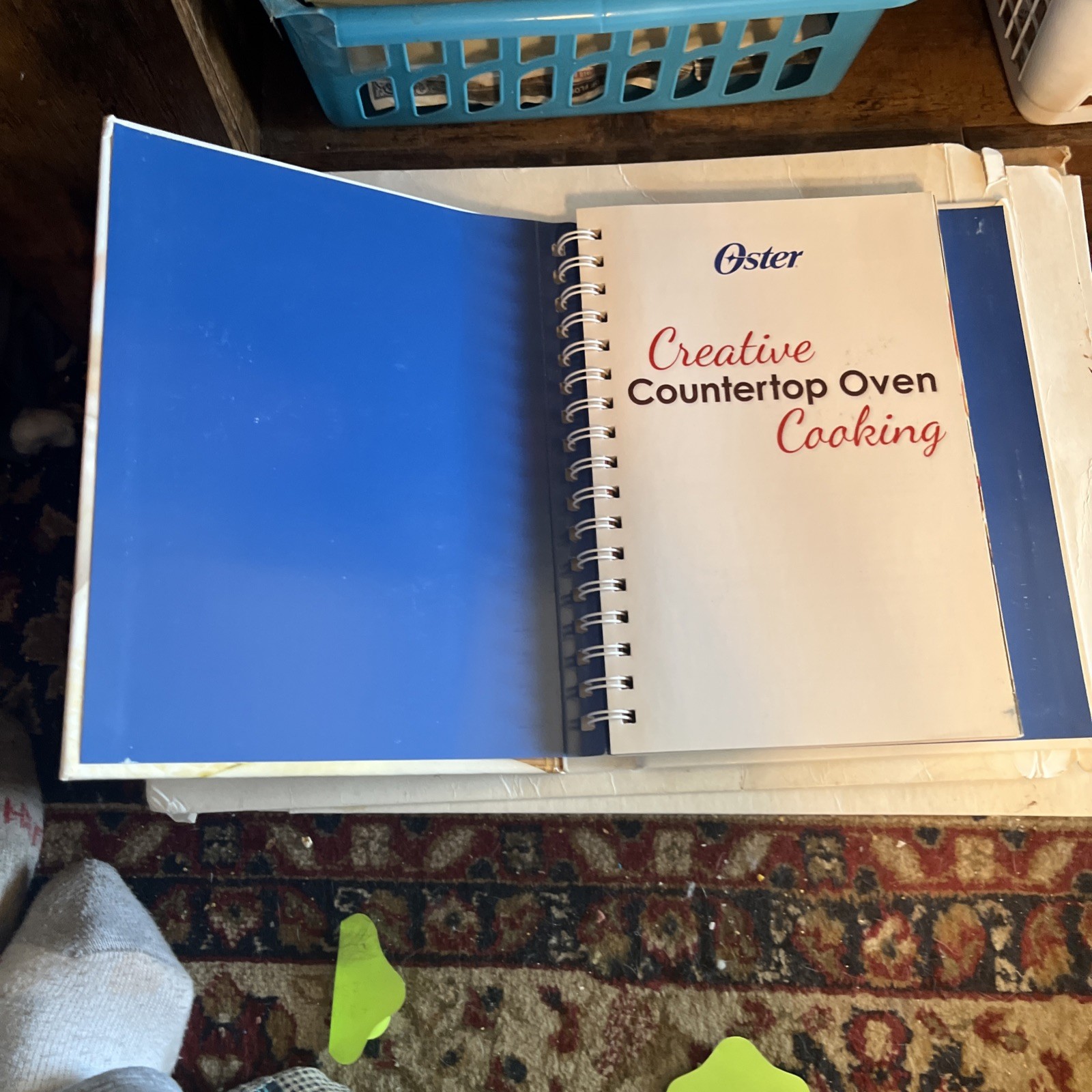 OSTER CREATIVE COUNTERTOP OVEN COOKING COOKBOOK 2017,HC Ring/Wire Bound W/Manual