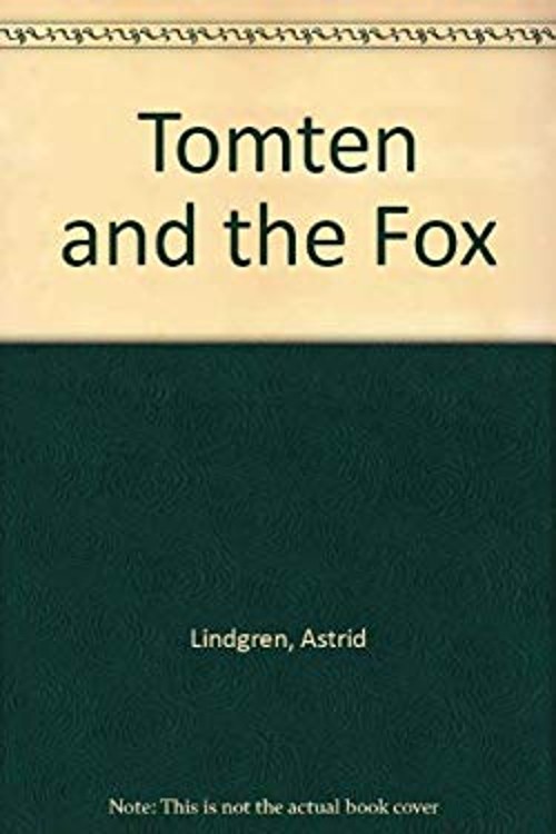 The Tomten and the Fox Hardcover Astrid Lindgren