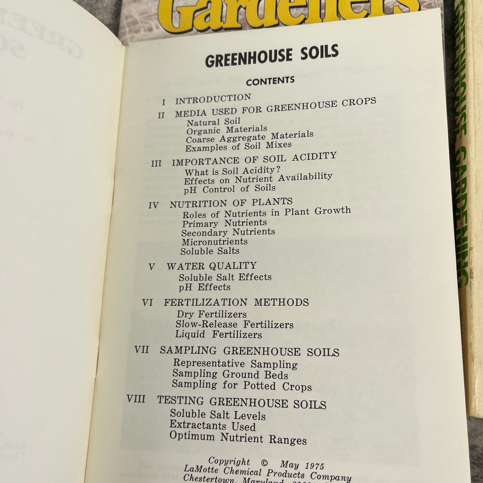 Lot of 7 Vintage Gardening & Greenhouse Books Rodale Organic Soils Master Tips