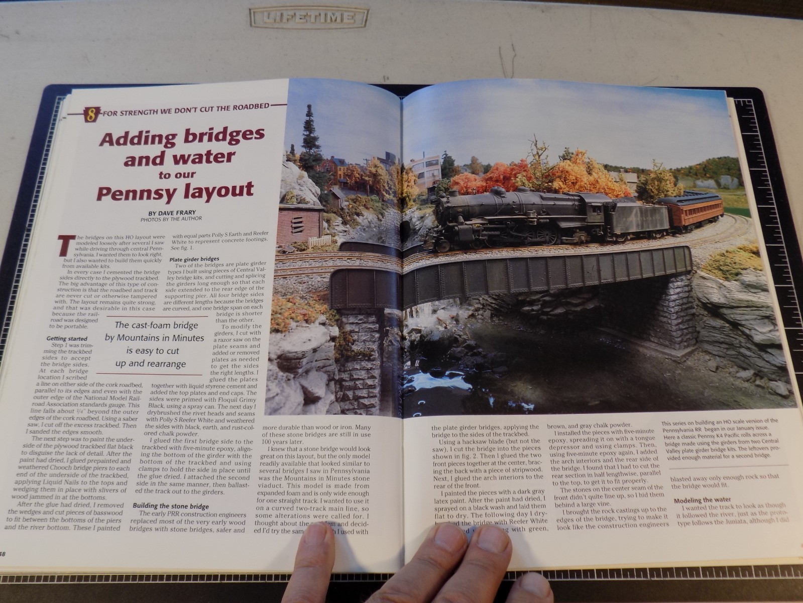 Model Railroader: The Pennsy Middle Division in HO Scale 1966 64pgs (071555)