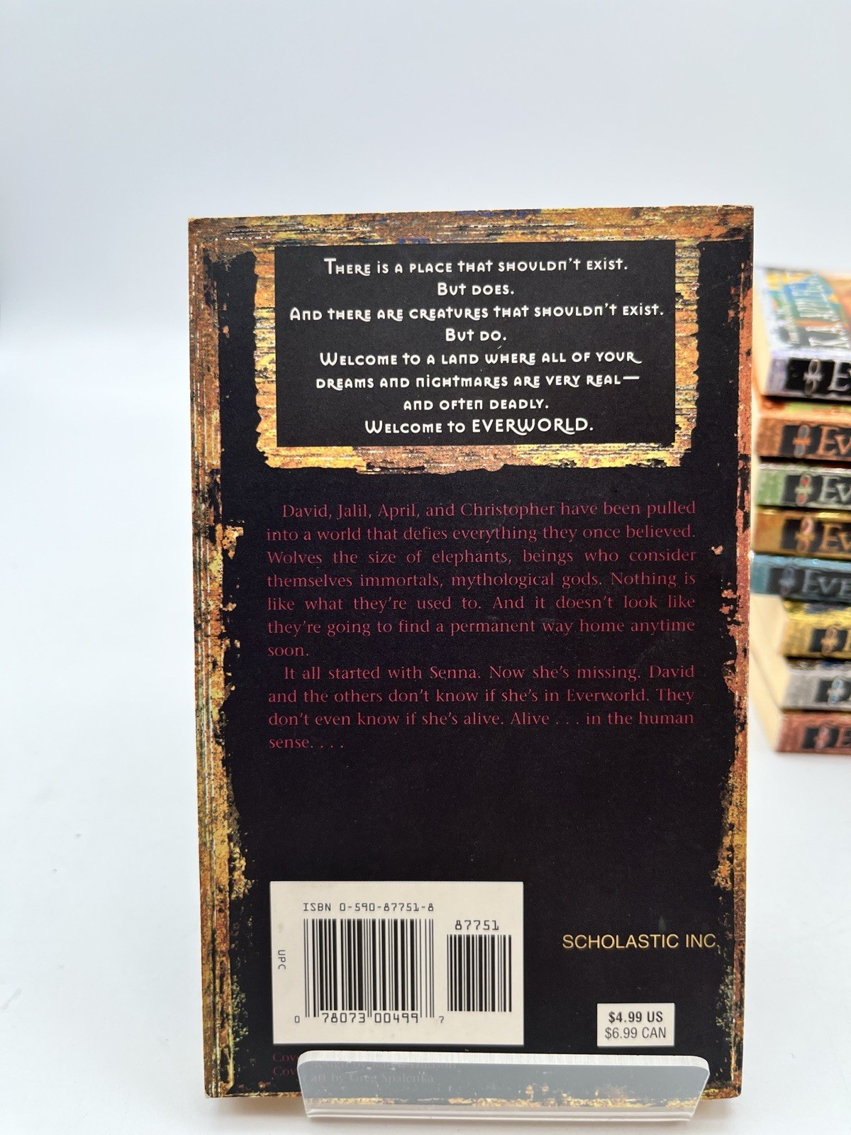 K.A. Applegate Everworld Book Lot 1-7 & 9-11 PB Set 10 Fantasy YA Novels
