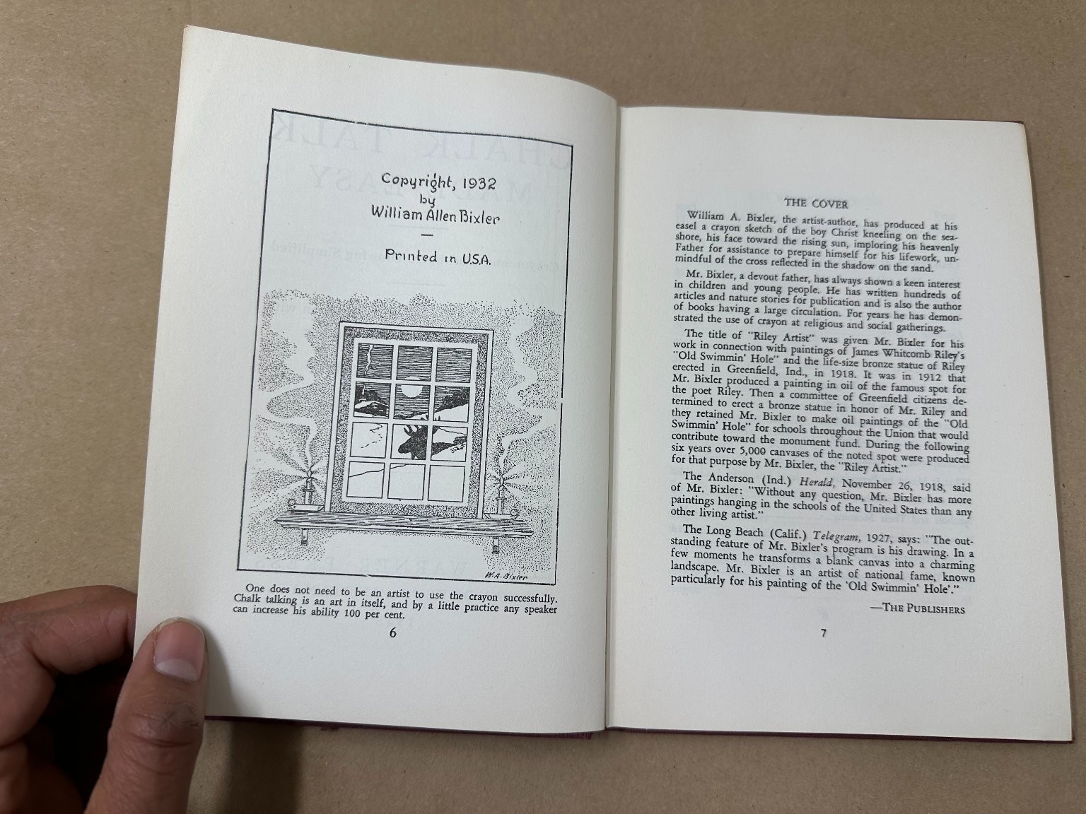 Chalk Talk Made Easy William Allen Bixler 1948 Illustrated Art Teaching