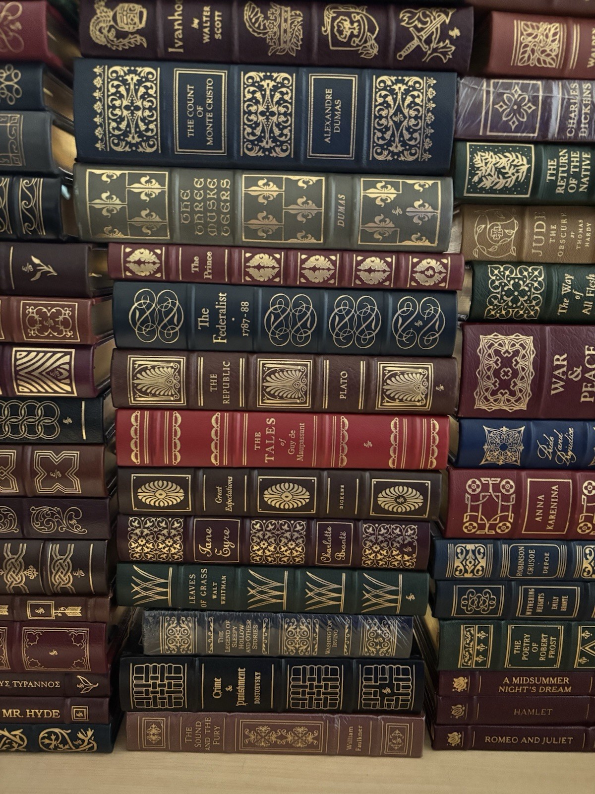 Lot 125 Easton Press 100 Greatest Books Ever Written Complete Set ALL 25 EXTRAS!