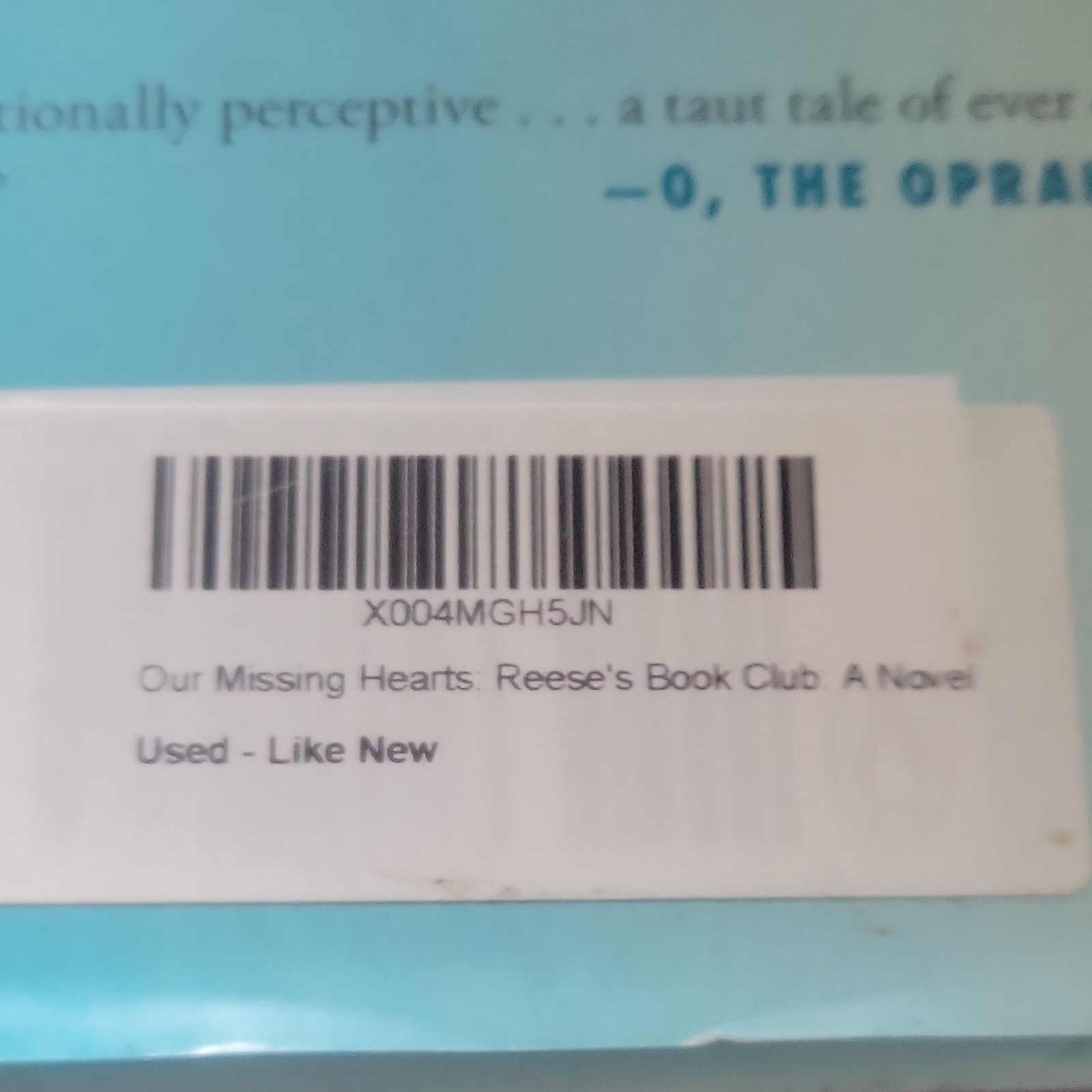 Celeste Ng Our Missing Hearts, Hardcover w/ Dust Jacket, Penguin Press