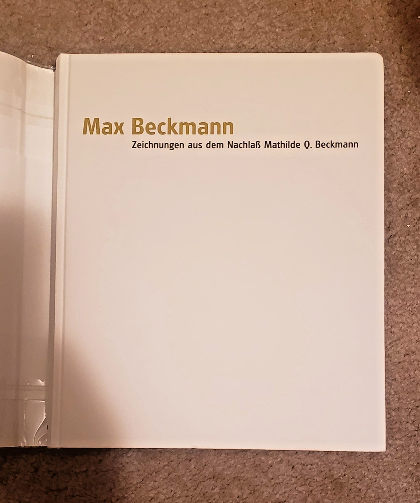 – Max Beckmann: Zeichnungen aus dem Nachlass Mathilde Q. Beckmann