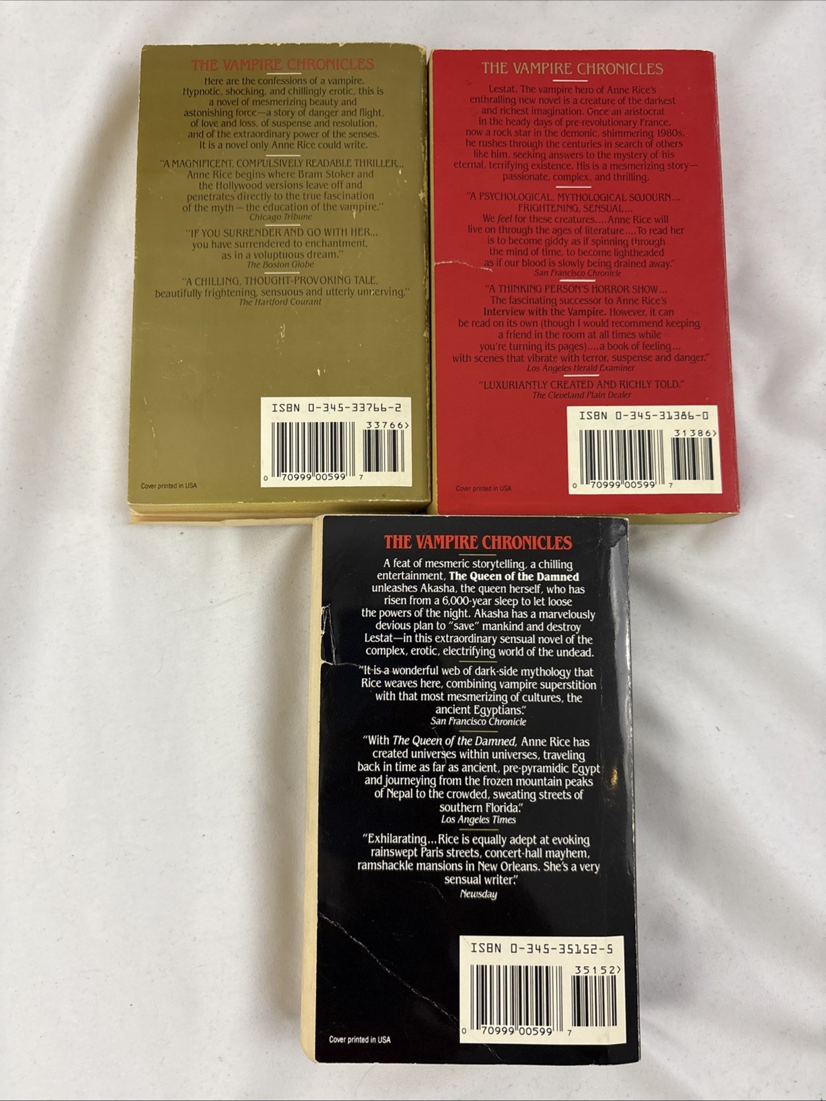 Anne Rice The Complete Vampire Chronicles & Box Set Paperback