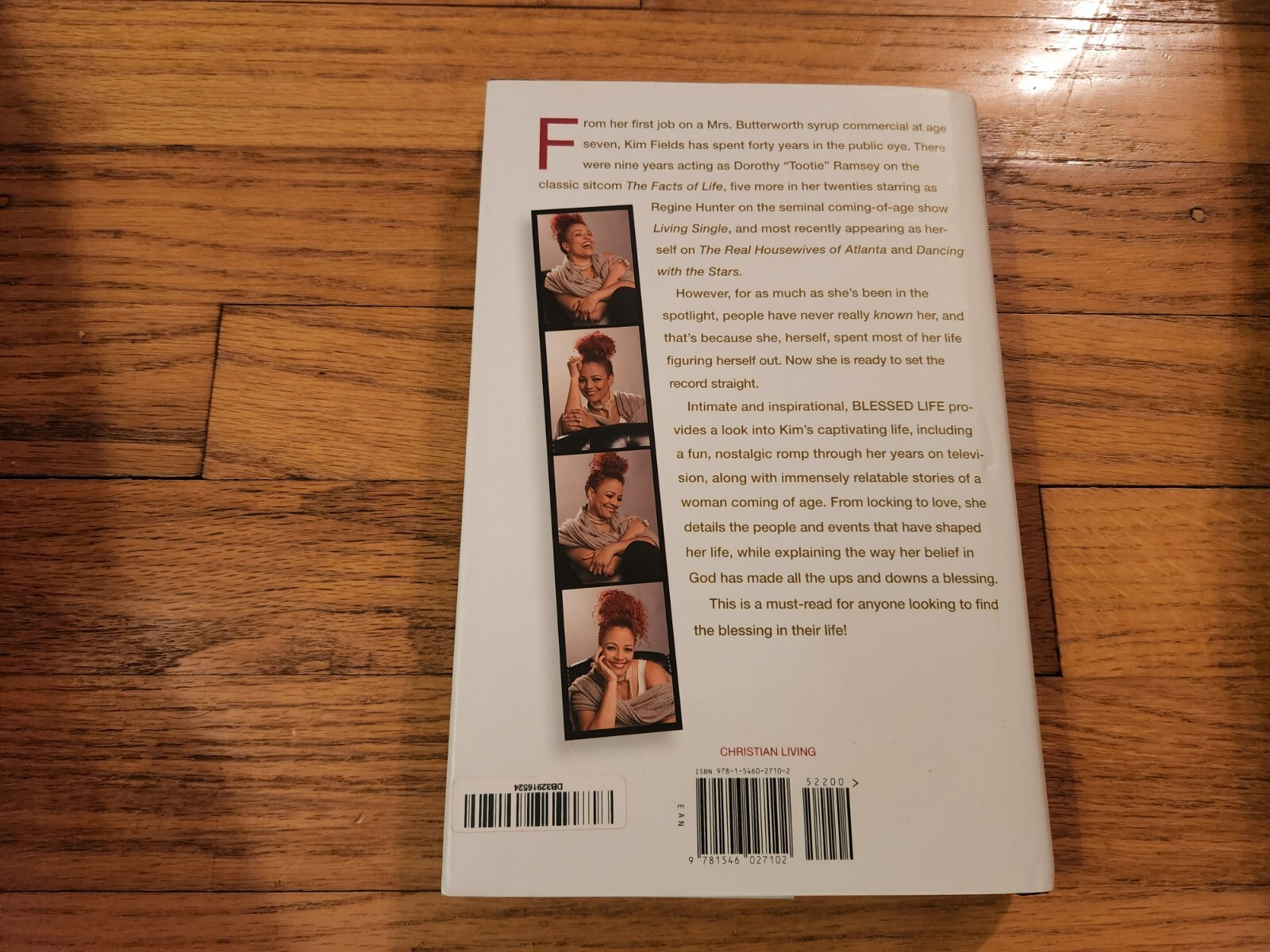 Kim Fields SIGNED Blessed Life The Facts of Life First Edition Hardcover COA