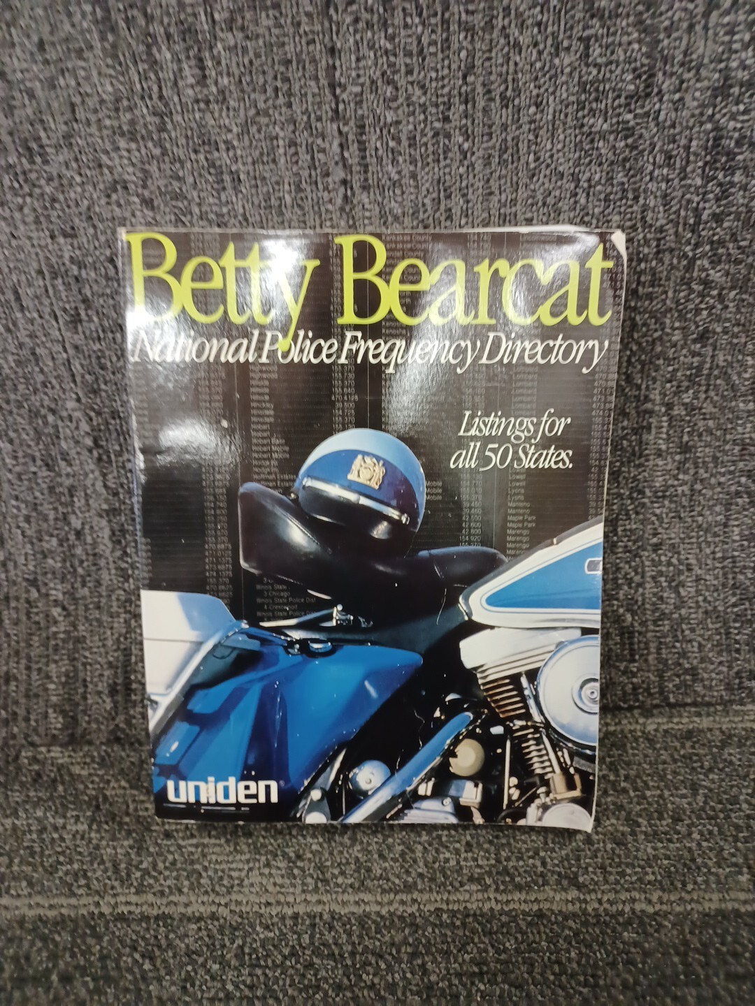 Uniden Betty Bearcat National Police Frequency Directory Listings for 50 States