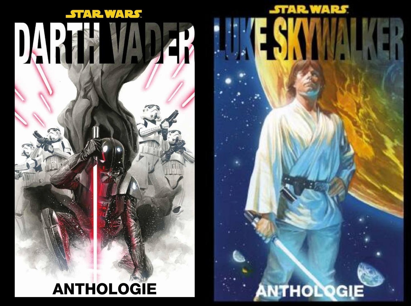 STAR WARS Konvolut: Darth Vader & Luke Skywalker Anthologie SET Hardcover Panini