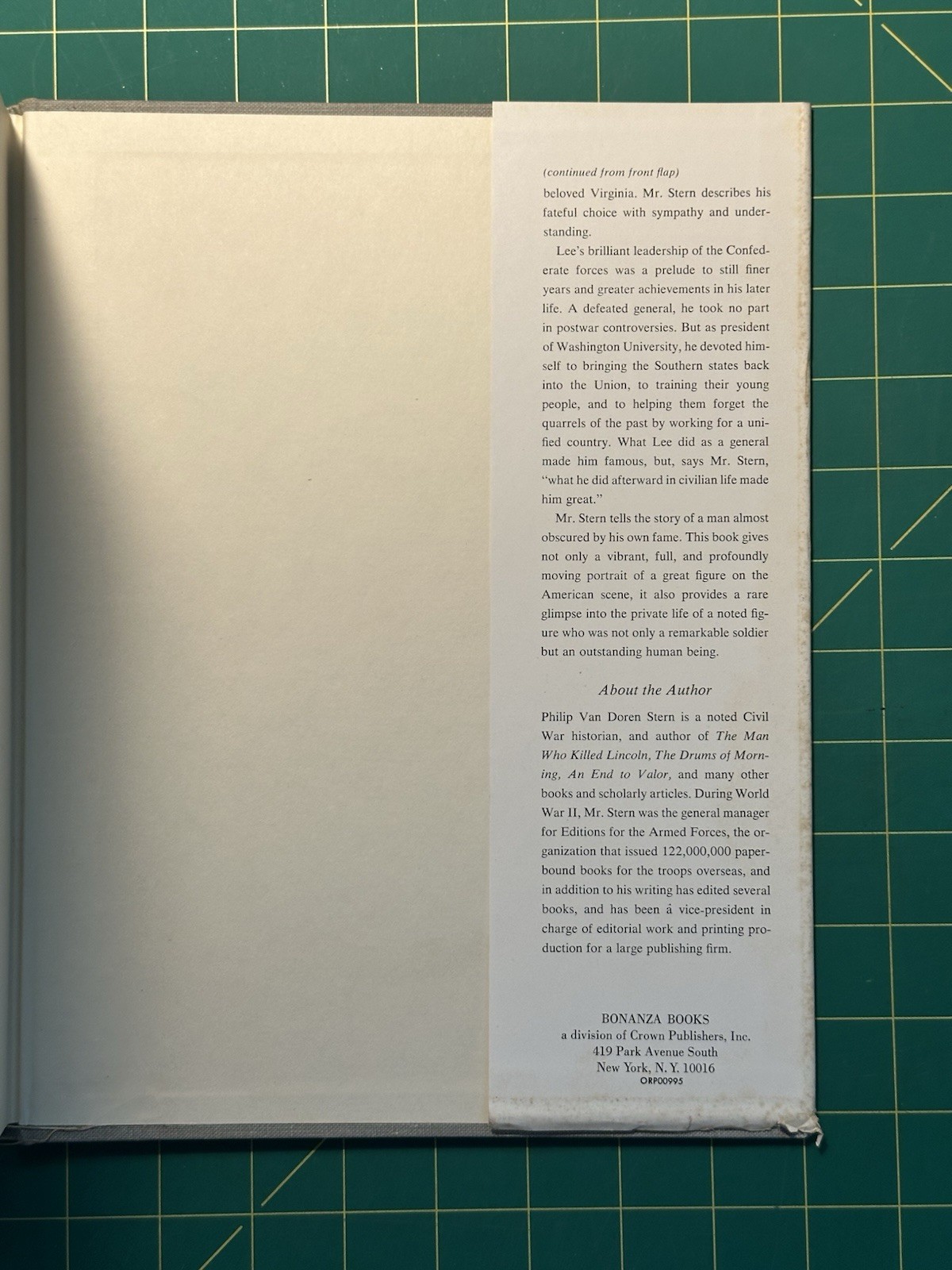 Robert E. Lee : The Man and the Soldier by Philip V. Stern (1963, Hardcover)