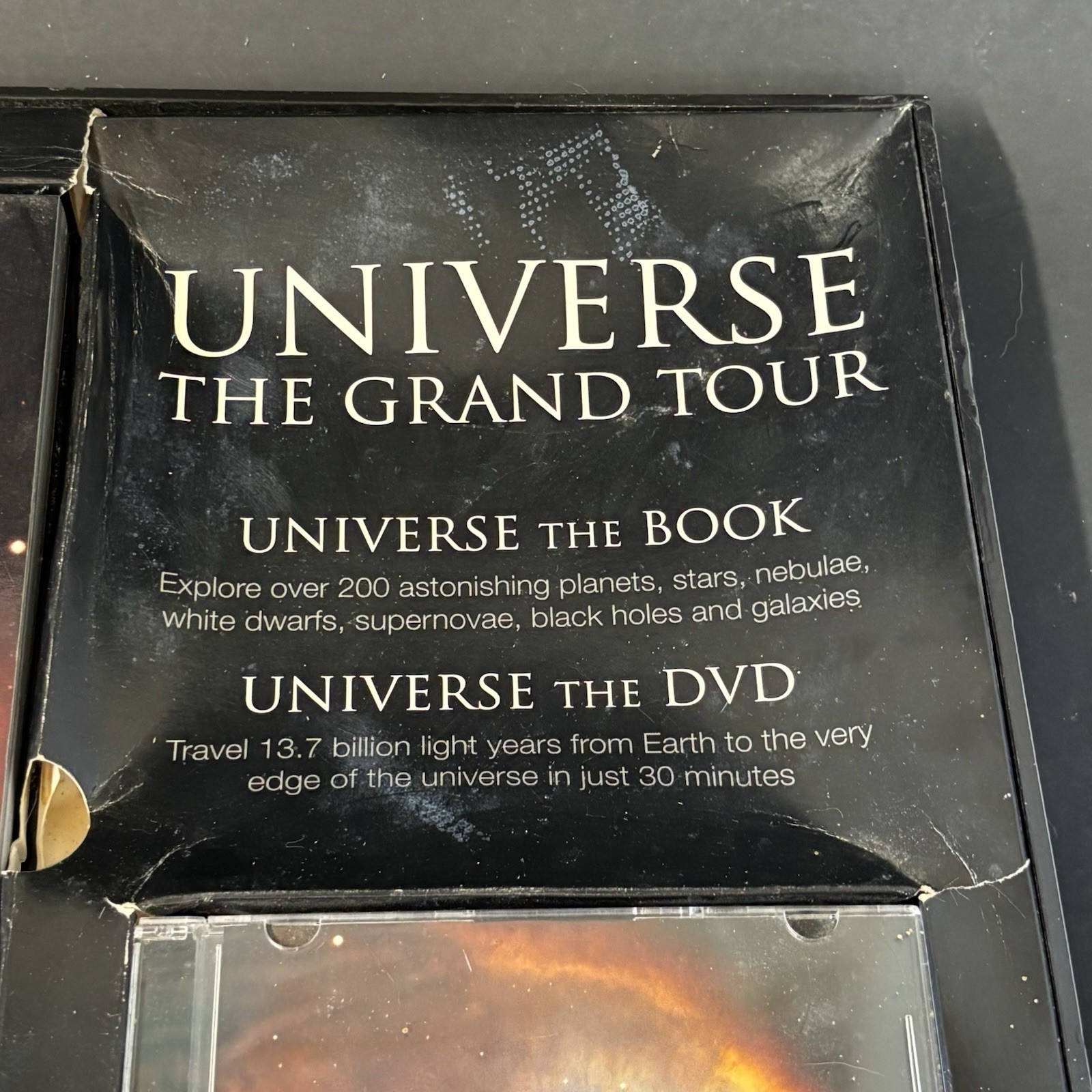 Universe The Grand Tour Book DVD Set Nicolas Cheetham Space Cosmos 2008 Unused