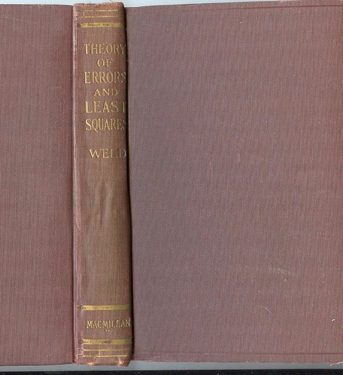 Theory Errors & Least Squares-Textbook College Students, Research Workers, 1926