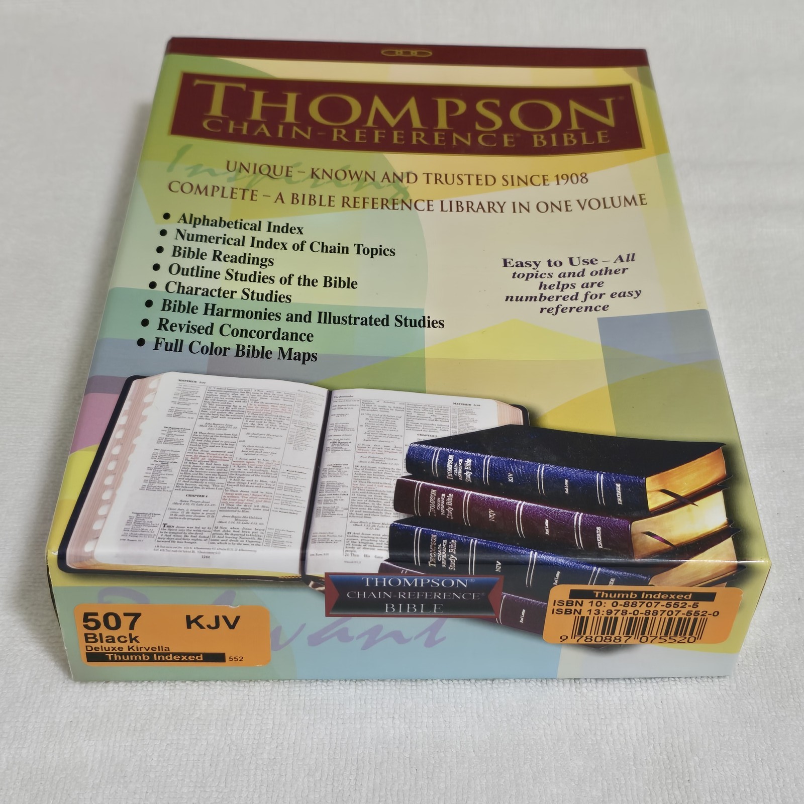 Thompson Chain Reference Bible KJV 5th Improved Ed 2014 Black Kirvella Kirkbride