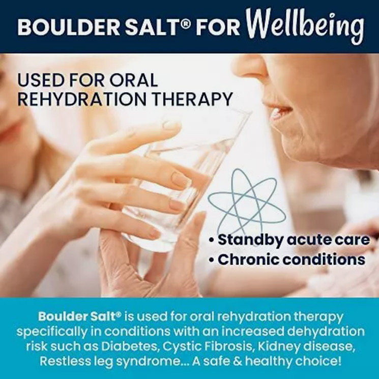 Boulder Salt – Low Sodium Electrolyte Salt