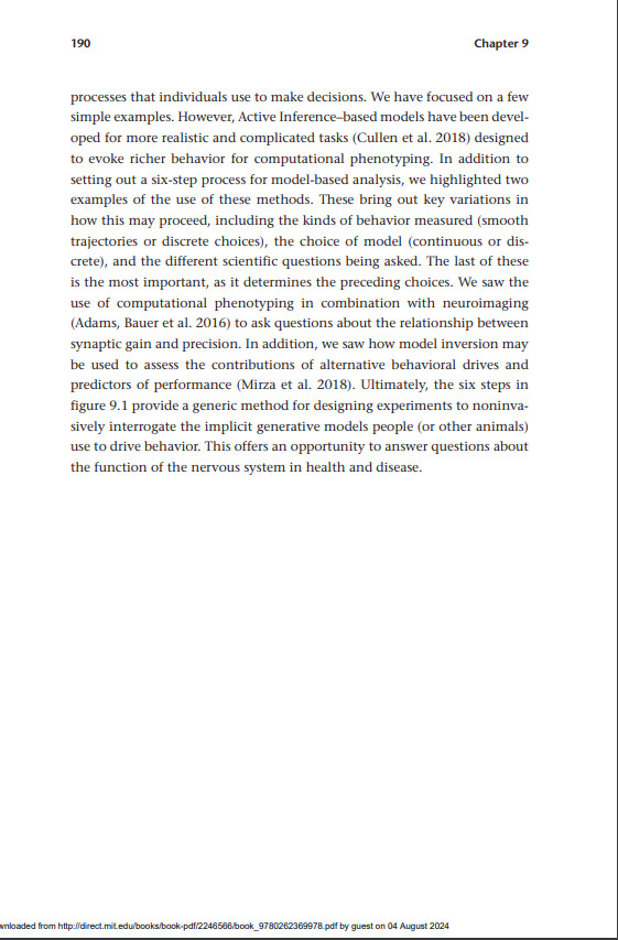 “Active Inference” by Thomas Parr Giovanni Pezzulo – New! – As Is!