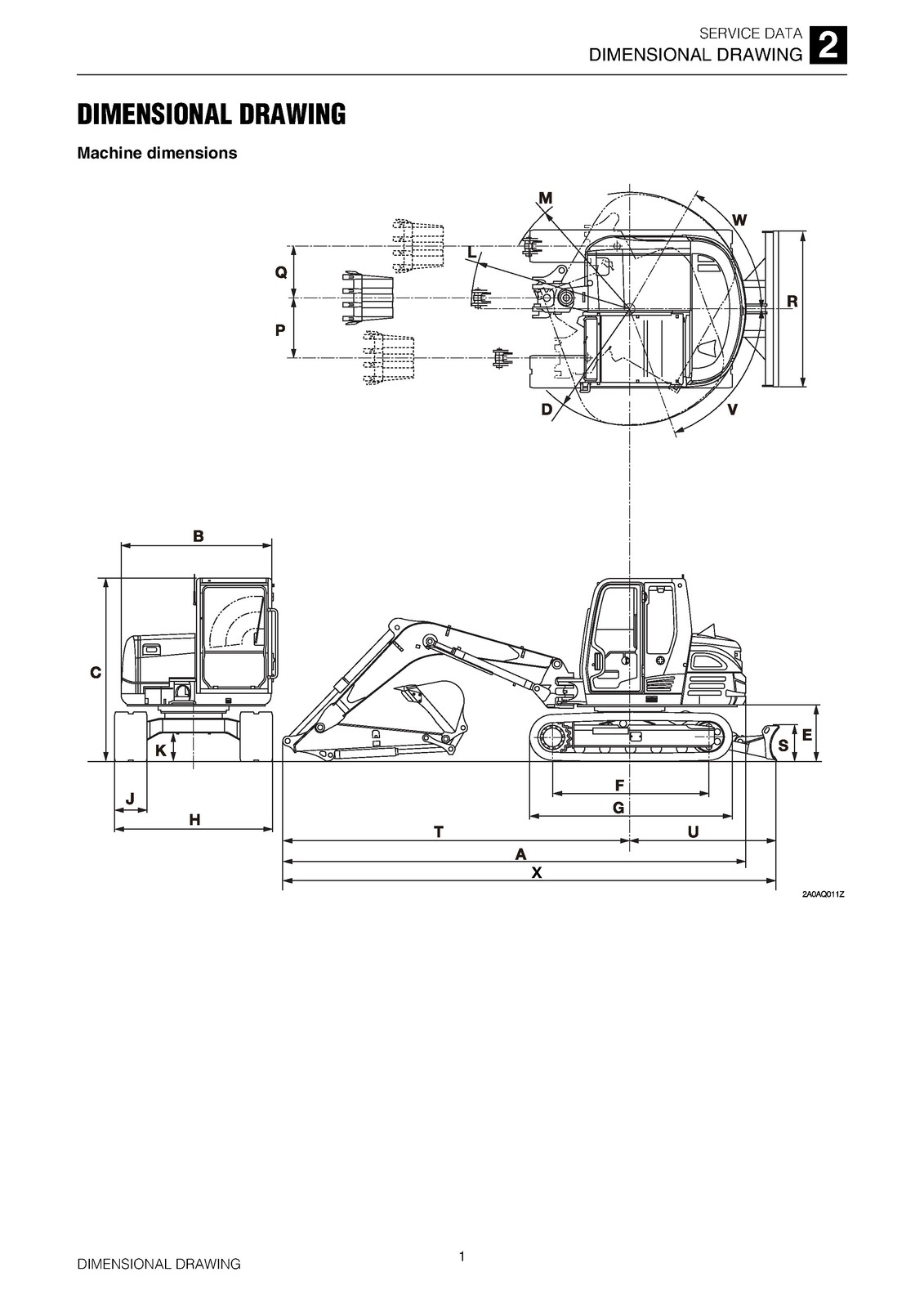 TAKEUCHI TB290 Hydraulic Excavator Service Manual SN 190000001 Up, FOLDOUTS