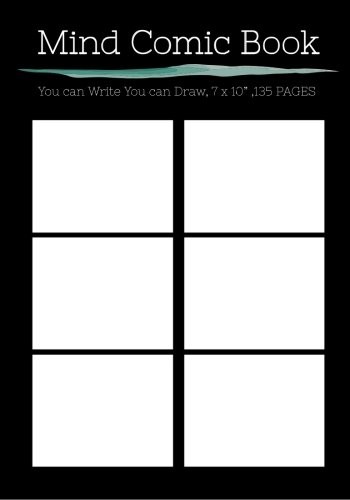 MIND COMIC BOOK – 6 PANEL ,7″X10″, 135 PAGES,MAKE YOUR OWN **BRAND NEW**