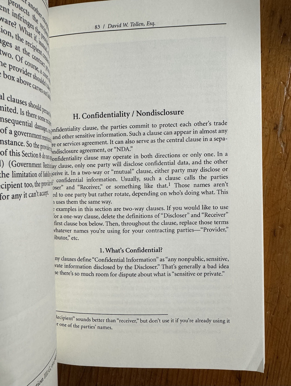The Tech Contracts Pocket Guide — Software and Services Agreements Book