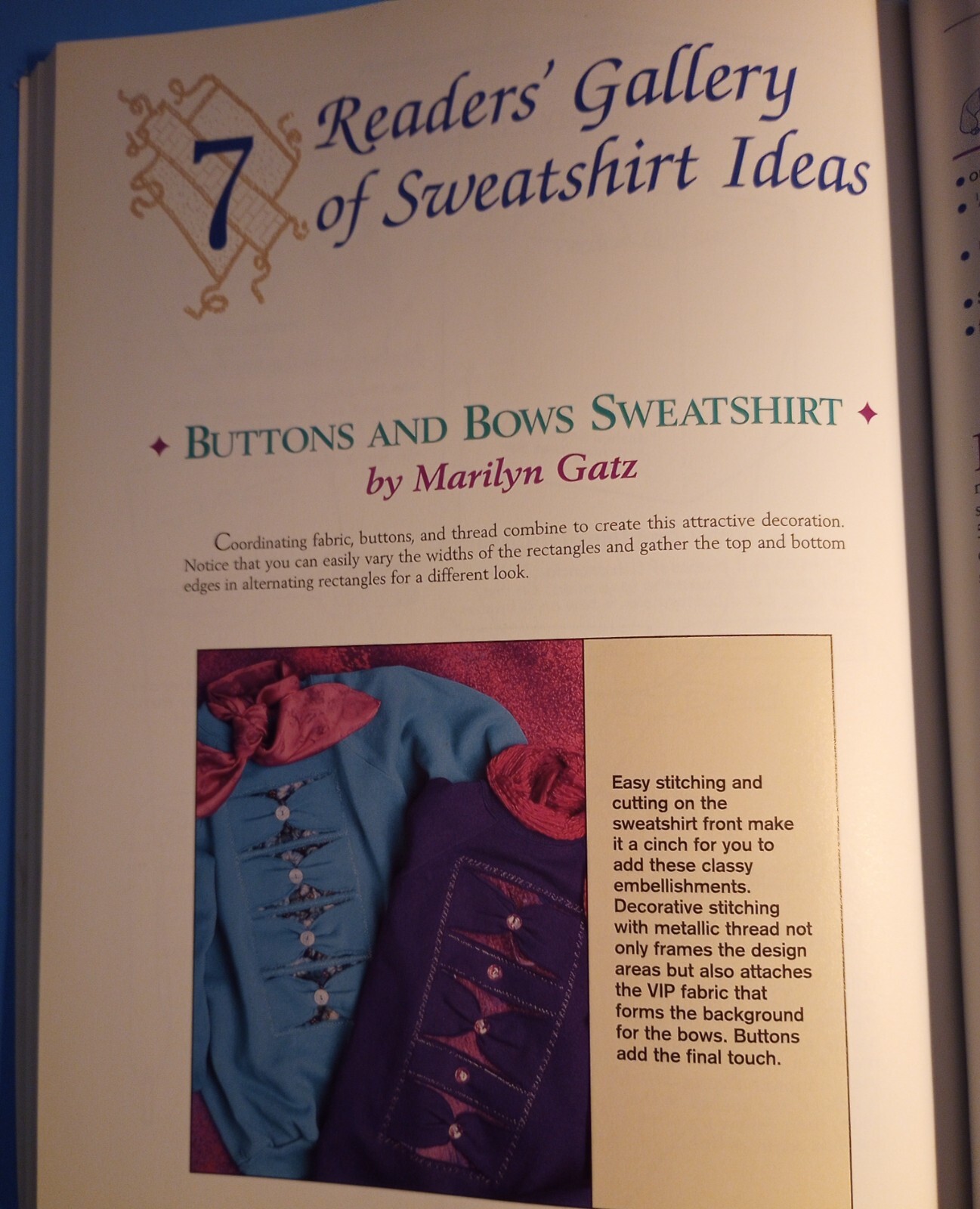 “More Sweatshirts with Style” Paperback Sewing Craft Book