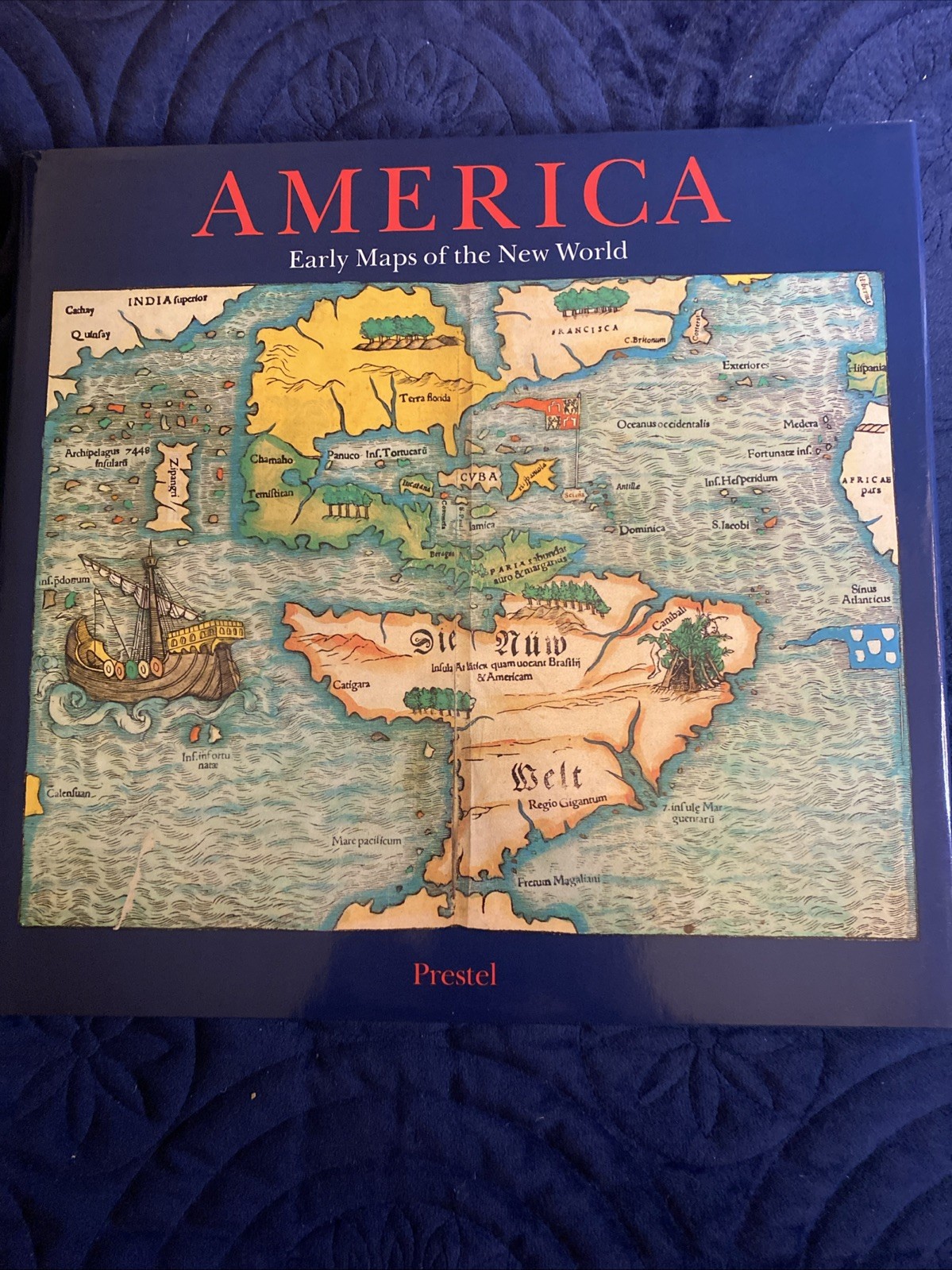 America: Early Maps of the New World by Hans Wolff (1992, HC/DJ) Slipcase
