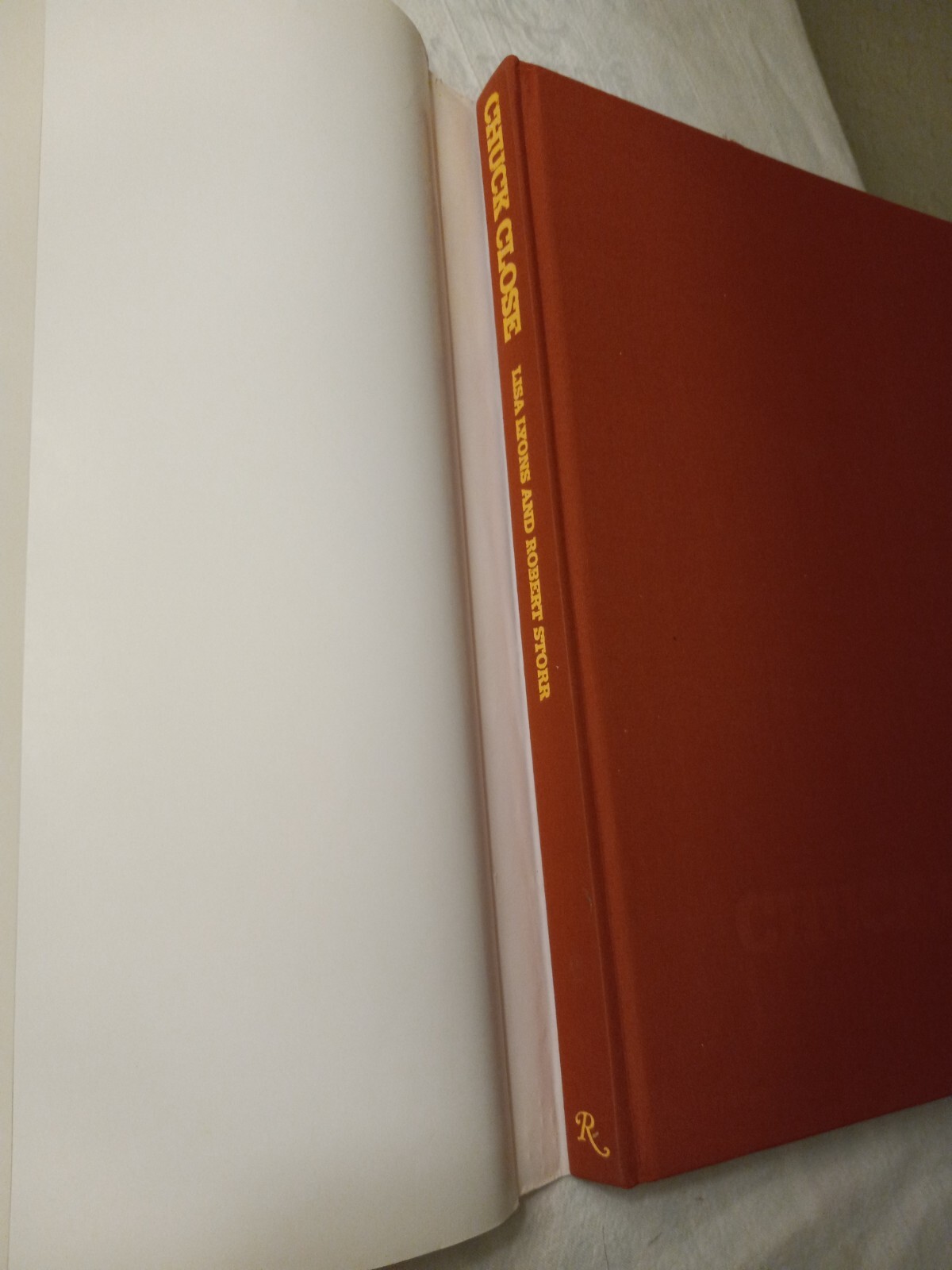 Chuck Close by Lisa Lyons & Robert Storr 1987 Hardcover 1st Edition 10 x 13