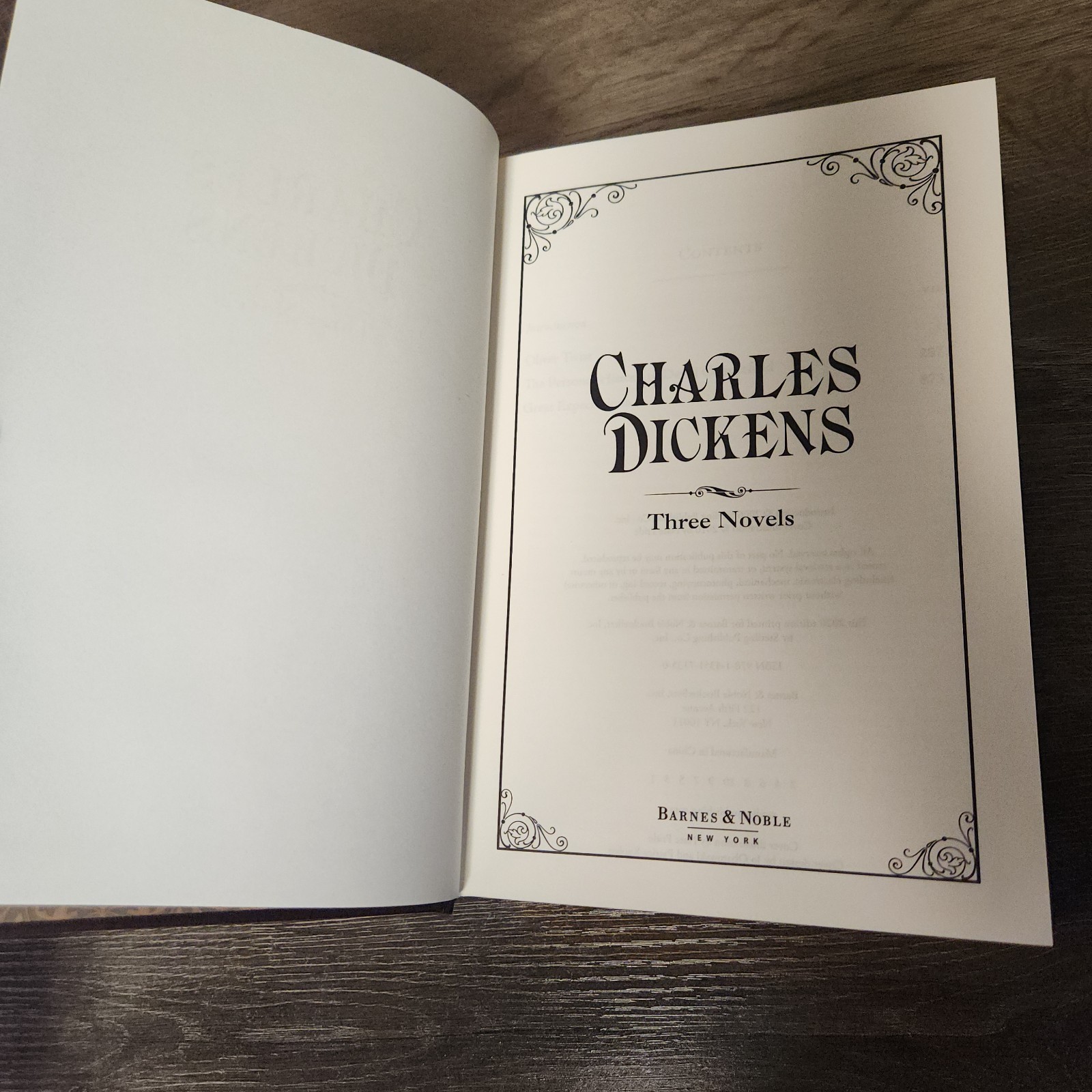 Charles Dickens: Three Novels Bonded Leather Collectible Edition Barnes & Nobles