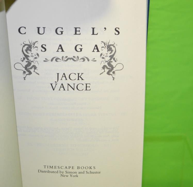 Cugel’s Saga Jack Vance MINT! First Edition 1983 Hardcover The Dying Earth