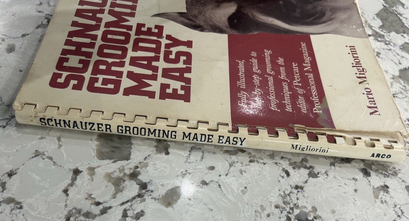 Vintage USA Dog Schnauzer Grooming Made Easy Book 1983 Mario Migliorini RARE